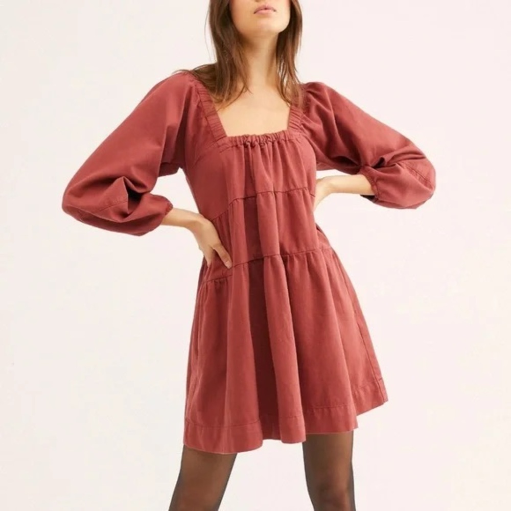 Free People Lou Jean Baby Doll Dress